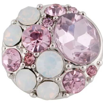 Scatti Scintillanti - Rosa - Rosa Chiaro - O Blu - 20MM per la vendita all'ingrosso da parte di Say It in A Snap Jewelry