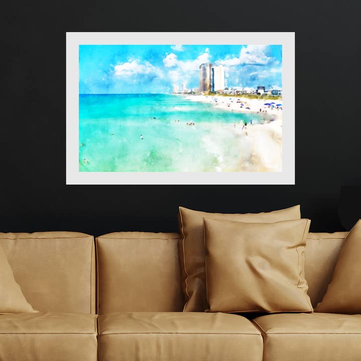 Giclee Art Prints, Panama City Beach FL, Panama City Beach for wholesale by G.O.A.T House of Creative