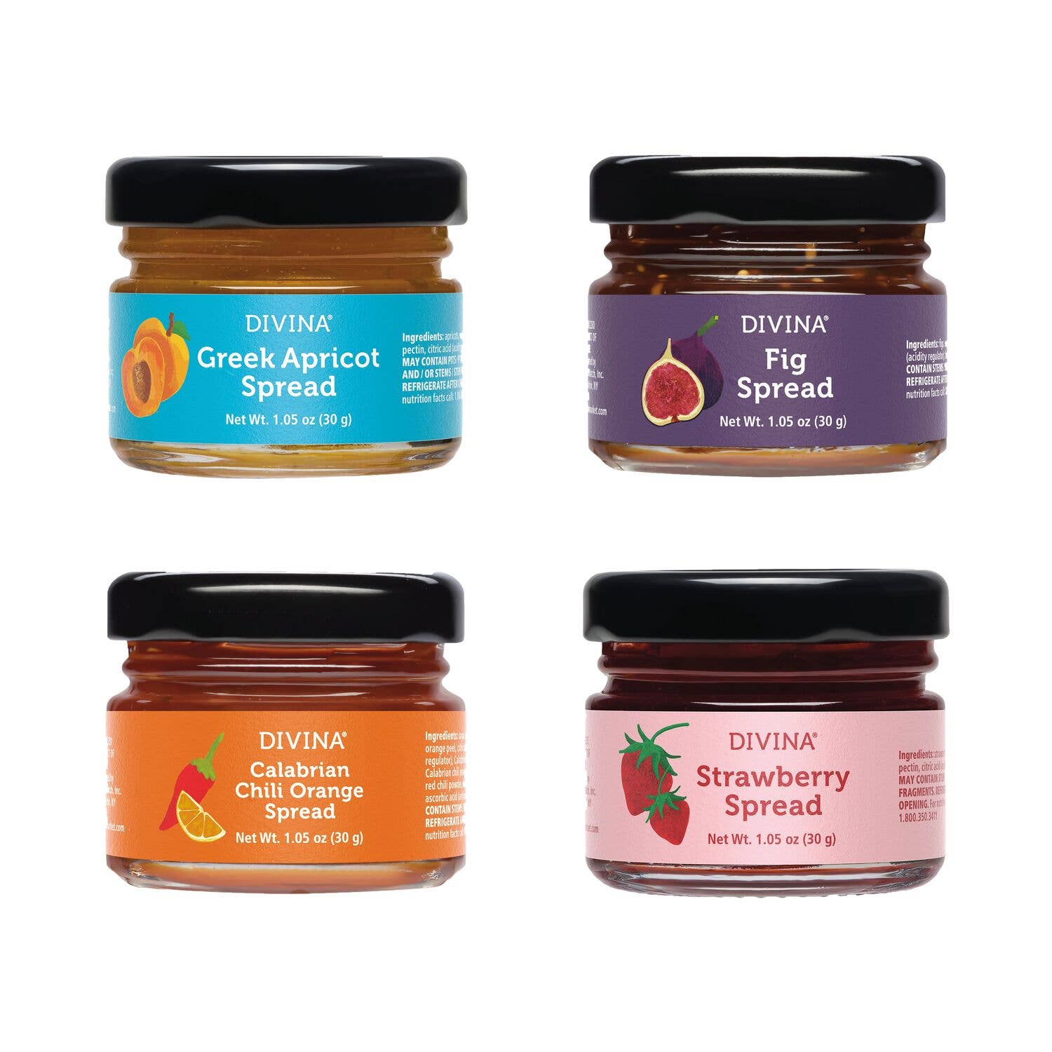 Divina - Wholesale Jam/Jelly - Mediterranean Spread Collection1