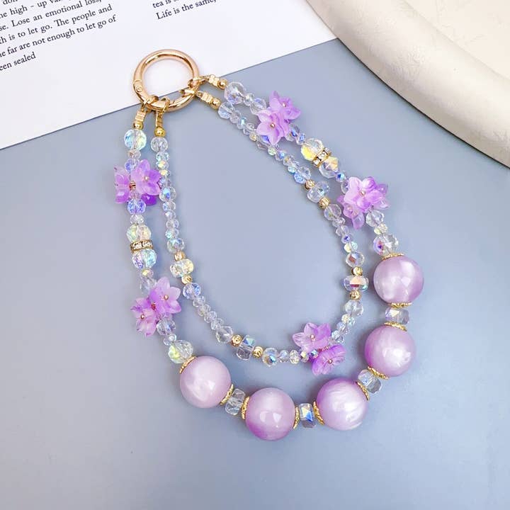 MKS America - Wholesale Individual Charm/Pendant - Fashionable Glass Bead Phone Case Bag Charms2