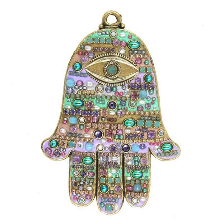 Pared mosaico pastel hamsa para venta al por mayor de Michal Golan Jewelry