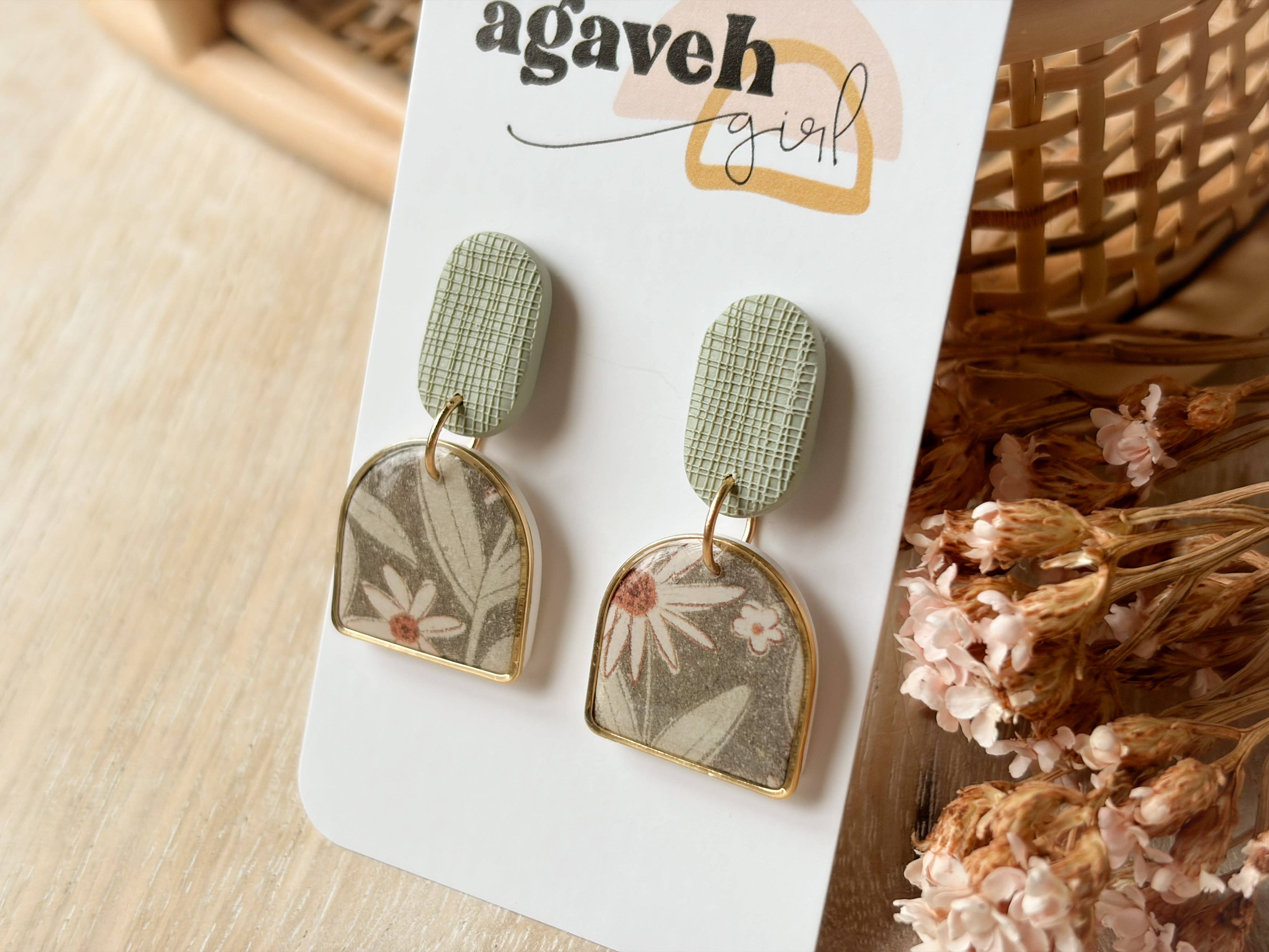 Agaveh girl – wholesale Hängande örhängen – Allie0