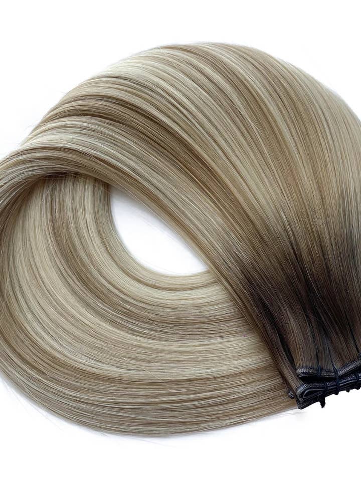 Crème Vanille Enracinée Invisi-Weft pour la vente par Brush'd The Label