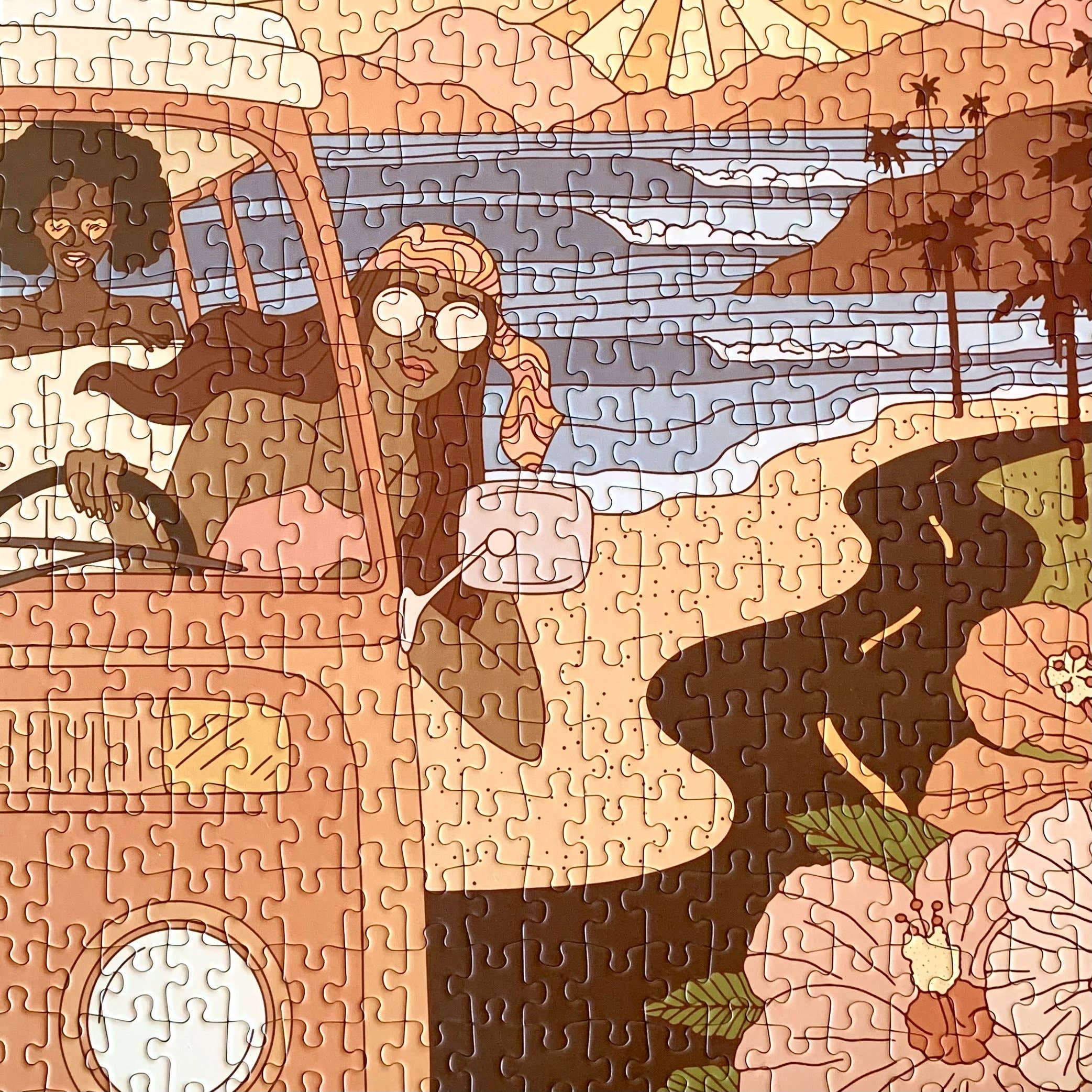 Surf Shack Puzzles - Vendita all'ingrosso Puzzle - Adulti - Sunset Groove - puzzle da 500 pezzi2