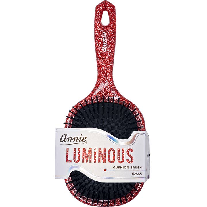 Annie International, Inc. - Wholesale Hair Brush/Comb - Annie Luminous Paddle Brush Jumbo Assorted Colors3