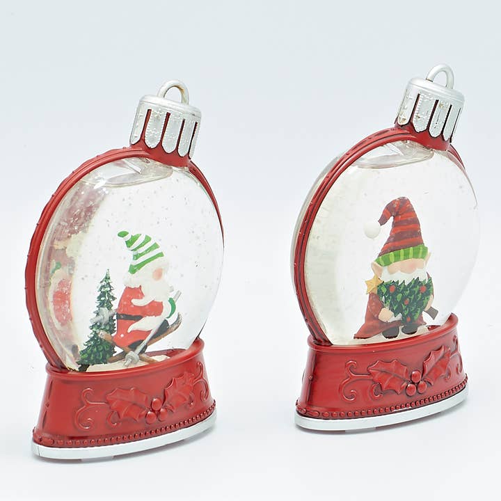 Roman - Wholesale Ornament Set - Lighted Gnome Ornament Assortment – 2 Styles Assorted1