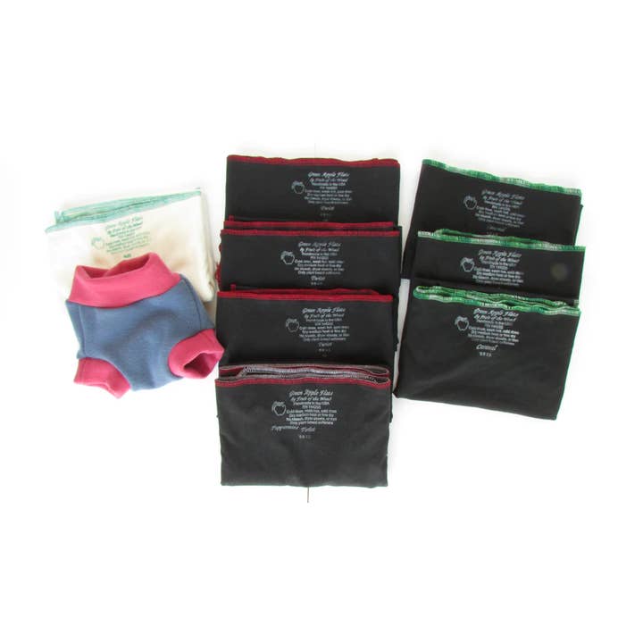 Fruit of the Womb Diapers - Wholesale Nappy (cloth) – Baby - Twist Flat Diapers in Black2