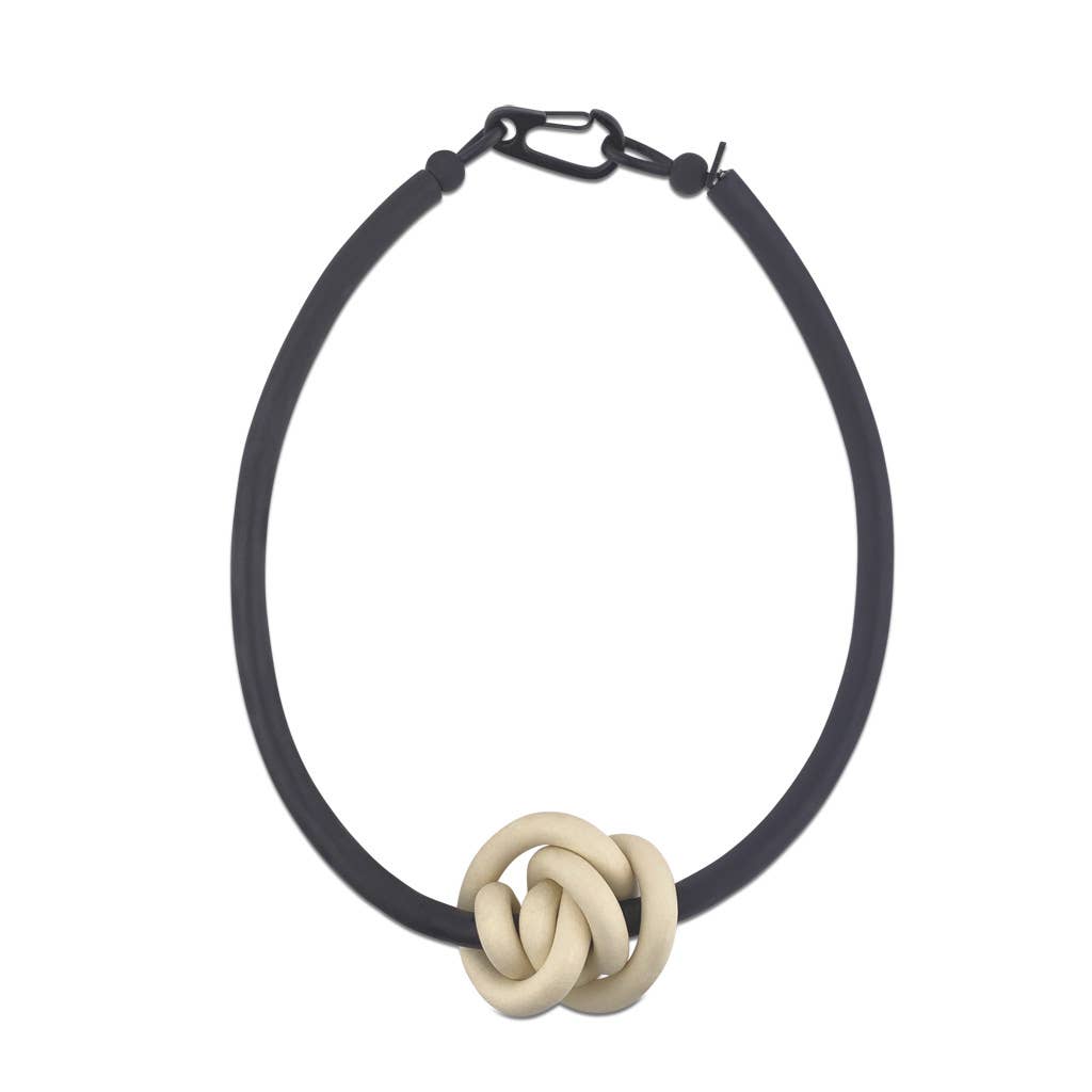 Frank Ideas - Wholesale Choker/collar - KNOT Necklace, short, designer statement2