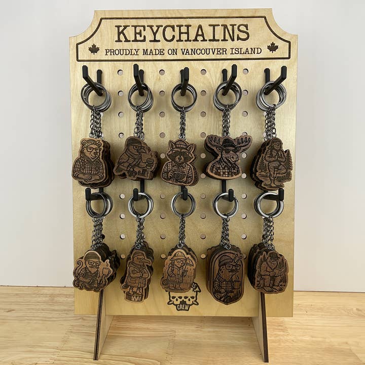 WestCoast Critter Keychains Starter Collection for wholesale by Two Makers Crew