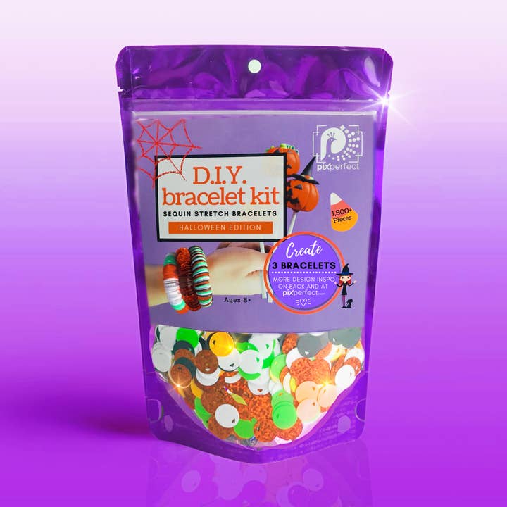 Pix Perfect - Wholesale DIY Jewelry - Kids - D.I.Y. Bracelet Kit - Halloween Edition0