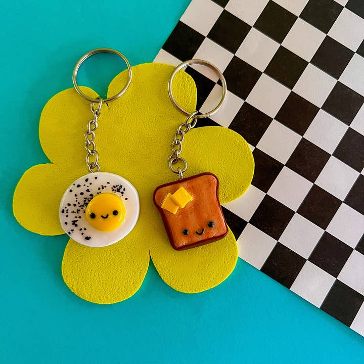 Larry’s Waffle Shop – wholesale Nyckelringar - Dam – Brunch Besties | BFF Nyckelringar