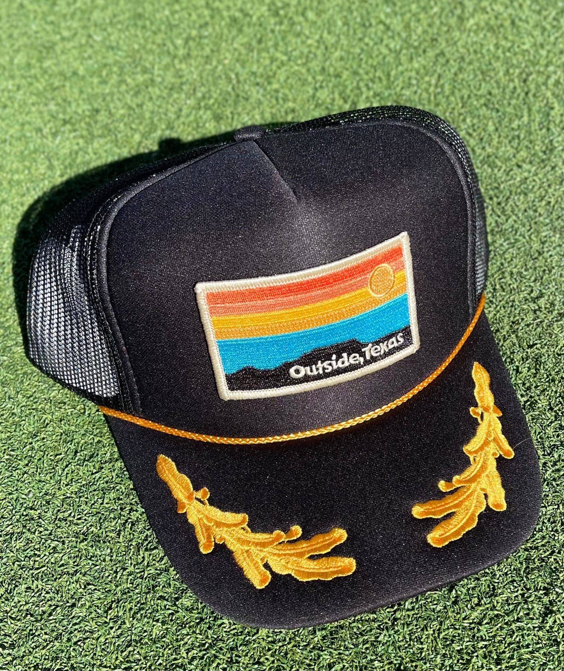 Outside, Texas - Wholesale Trucker Hat - Unisex - OTX Foam Trucker: Horizon Patch6