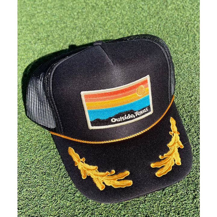 Outside, Texas - Wholesale Trucker Hat - Unisex - OTX Foam Trucker: Horizon Patch6