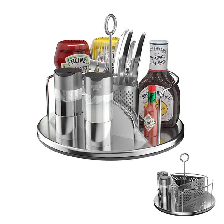 Yukon Glory - Wholesale Kitchen Storage/Organizer - Rotating Condiment Caddy
