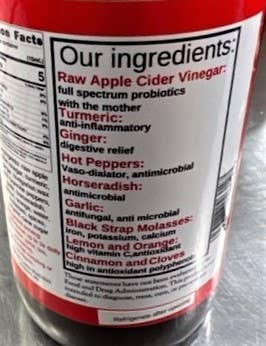 Finger Lakes Harvest - Vendita all'ingrosso Succo/bevanda salutare - Sidro di fuoco2