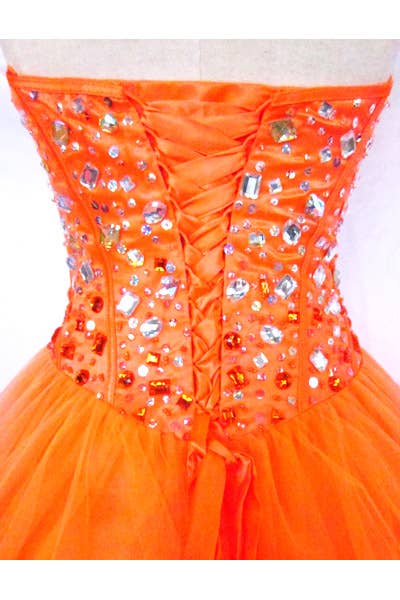 Chicas – Vestido comprido - Mulher por atacado – Vestido Longo Princesa Com Espartilho de Rhinestone C58149