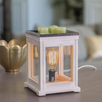 Candle Warmers Australia - Wholesale Wax warmer - Weathered White Edison Bulb Illumination Warmer - RRP $49.95 - Wholesale1