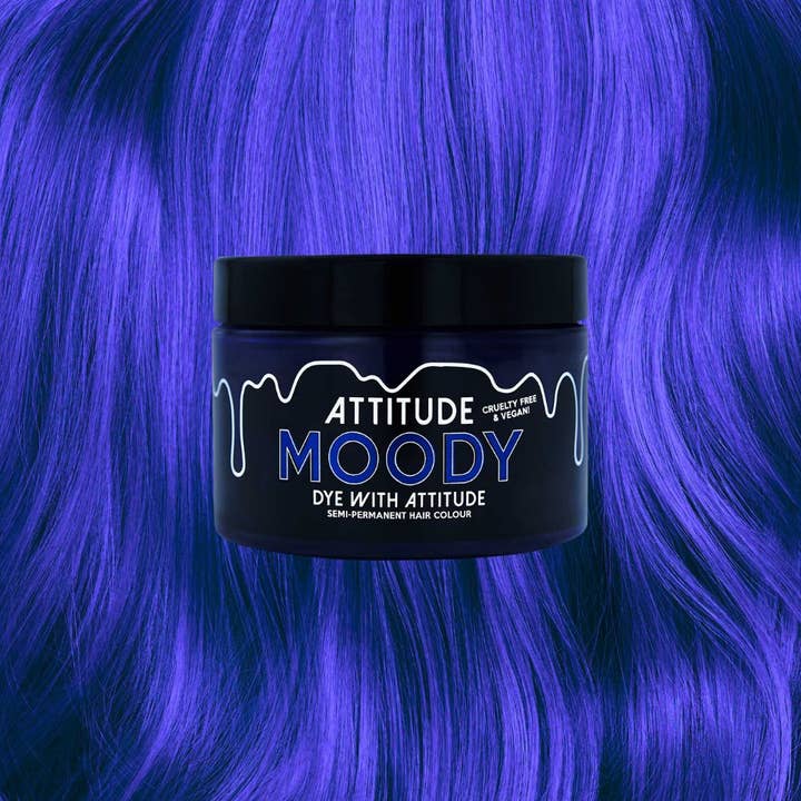 Attitude Hair Dye - Wholesale Hair Dye - Moody Blue Hair Dye - Vegan, cruelty-free1