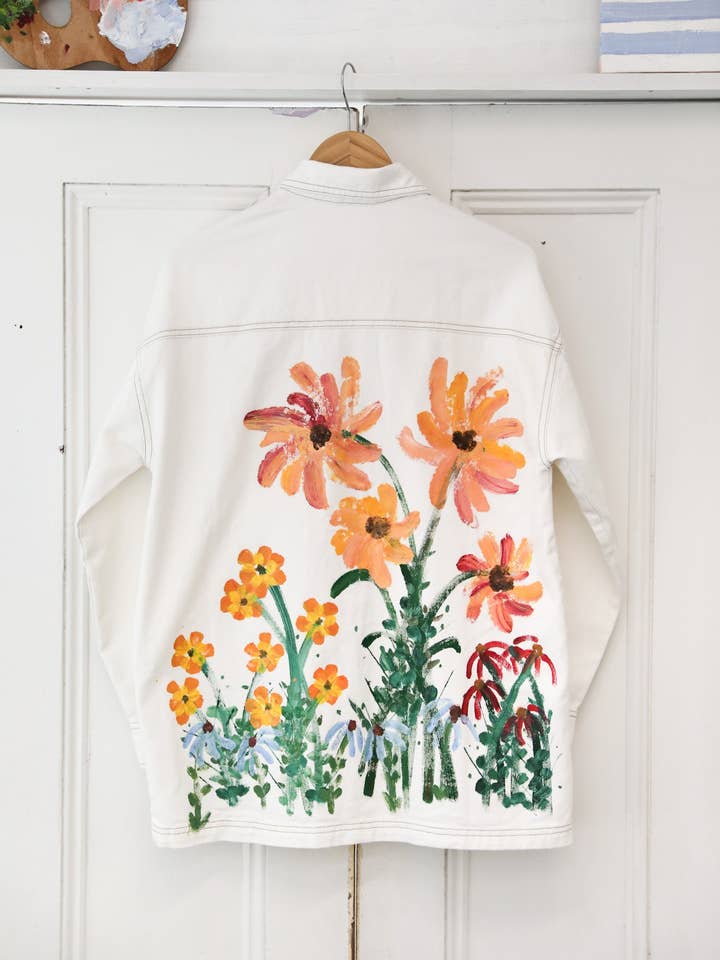 Flora Denim Jacket - No. 11 for wholesale by Frank & Dollys