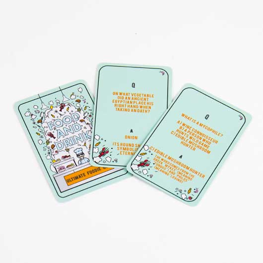 Gift Republic - Wholesale Card Game - Food and Drink Trivia1