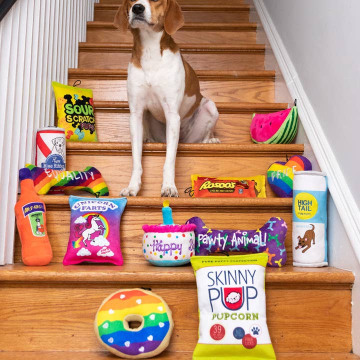 Huxley & Kent – wholesale Mjukisdjur - Hund – Sour Scratch Hundtuggleksak4