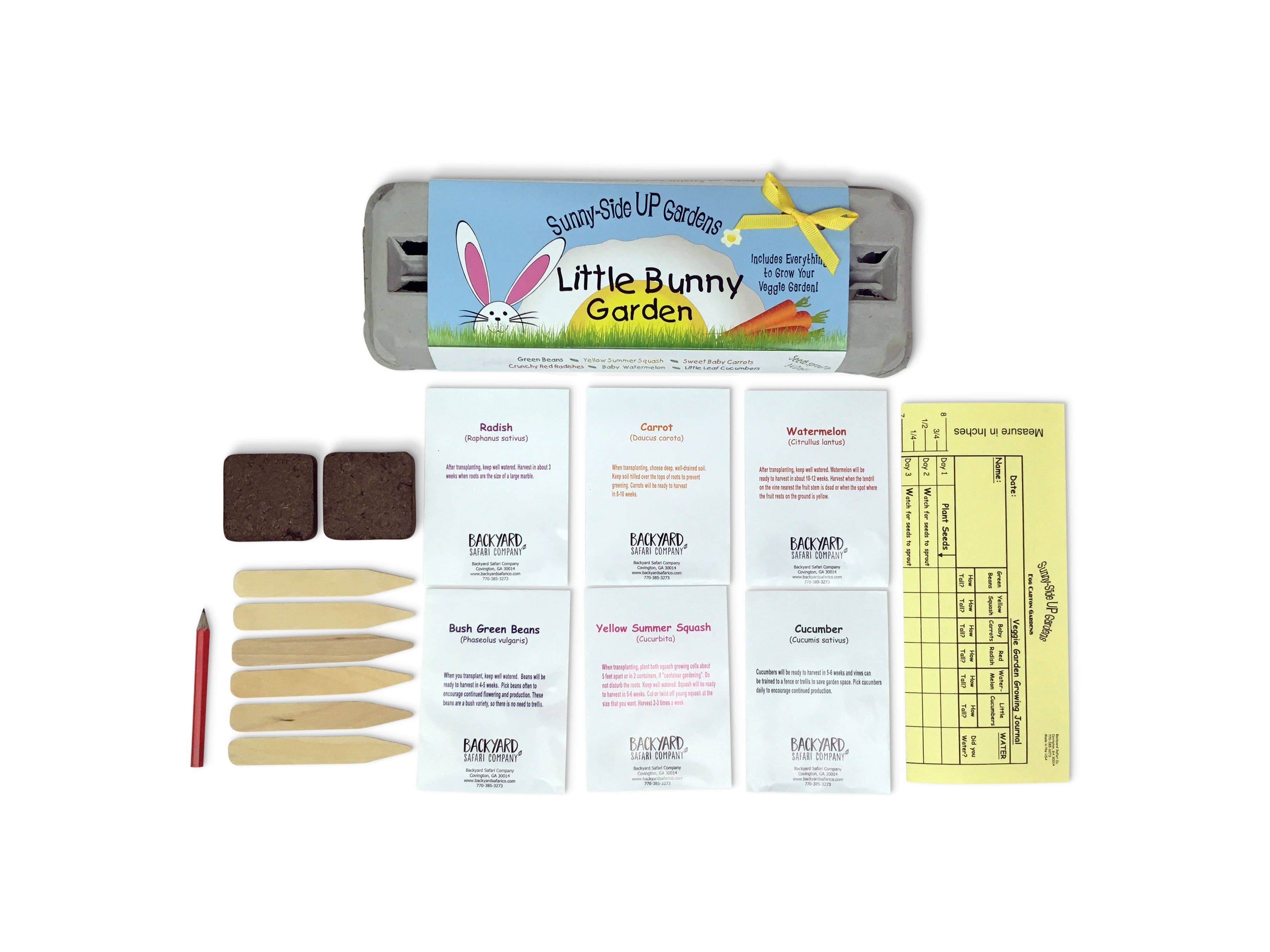 Backyard Safari Company - Wholesale Plant Seeds - Little Bunny Garden Grow Kit1
