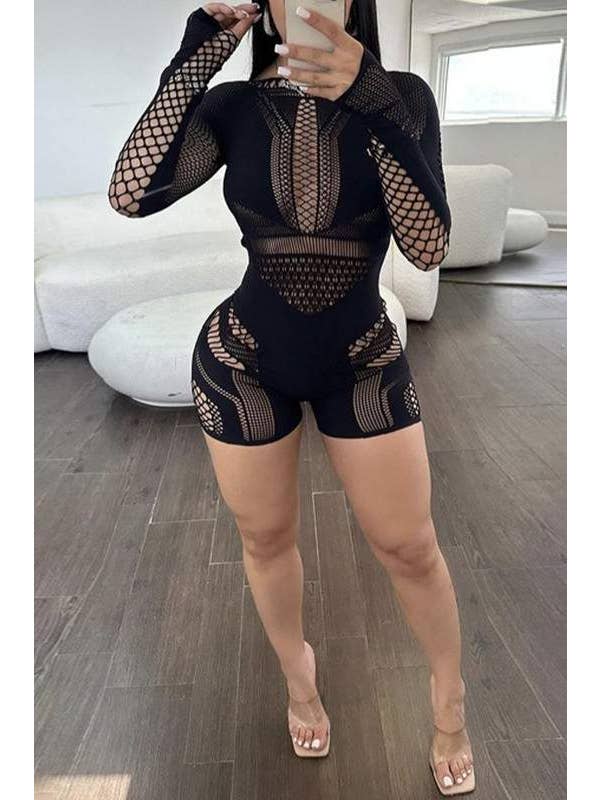Queen Fashion - Wholesale Jumpsuit – Women's - stylish sleeve bodysuit trend2