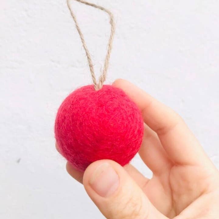 Lucy Antwis - Vendita all'ingrosso Set di decorazioni - Palline natalizie feltro