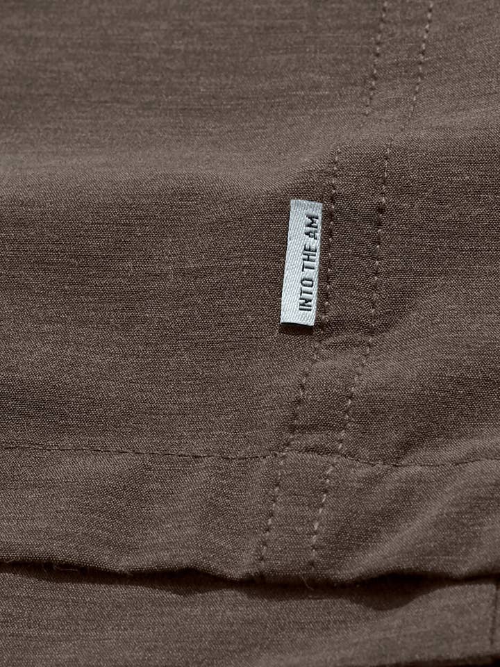 INTO THE AM - Vente Chemise à col boutonné – homme - Chemise boutonnée à manches longues pour hommes22