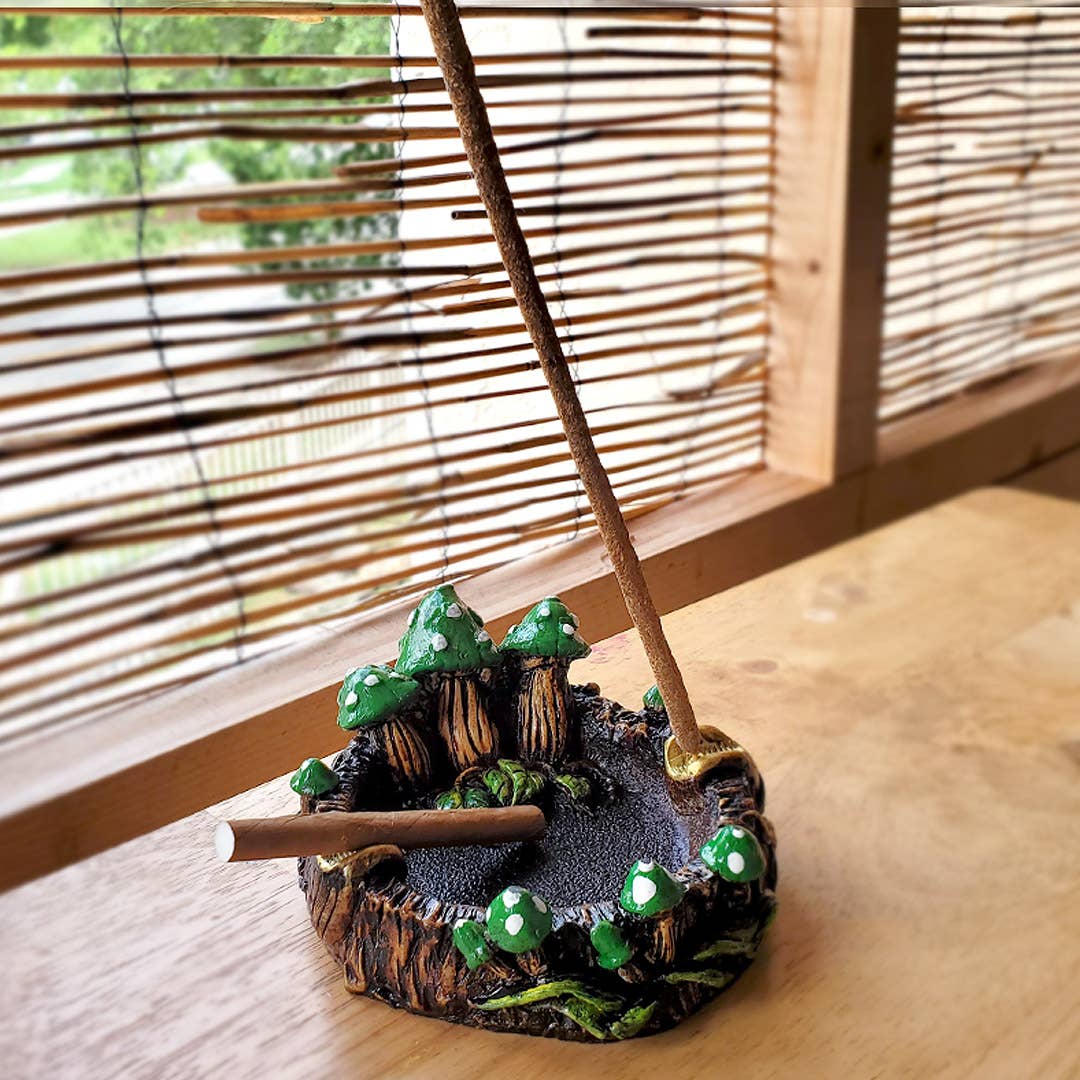 Pichincha - Vente Cendrier - Cendrier rond en forme de figurine avec plusieurs champignons14