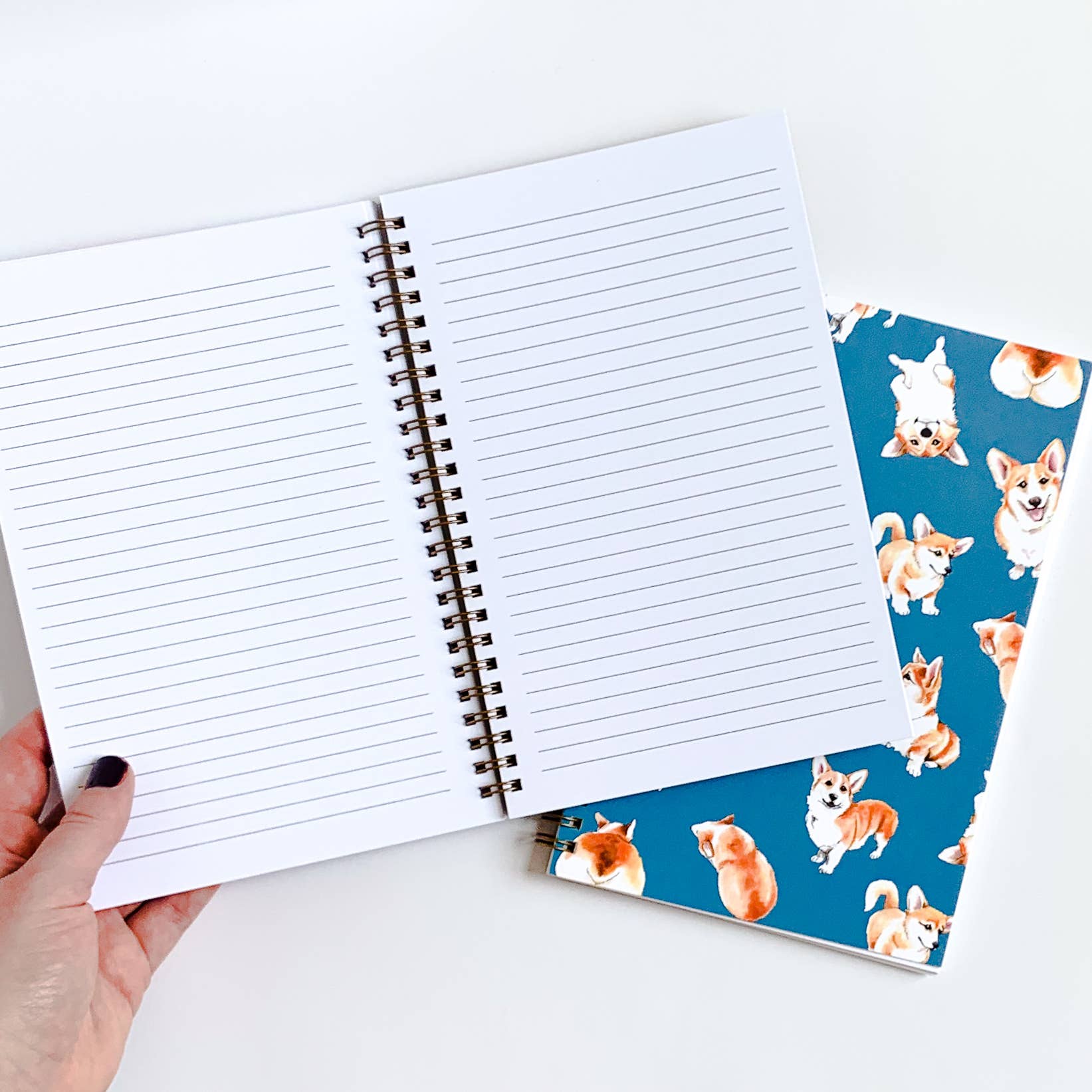 Morgan Swank Studio - Wholesale Notebook - Corgi Dog Notebook4