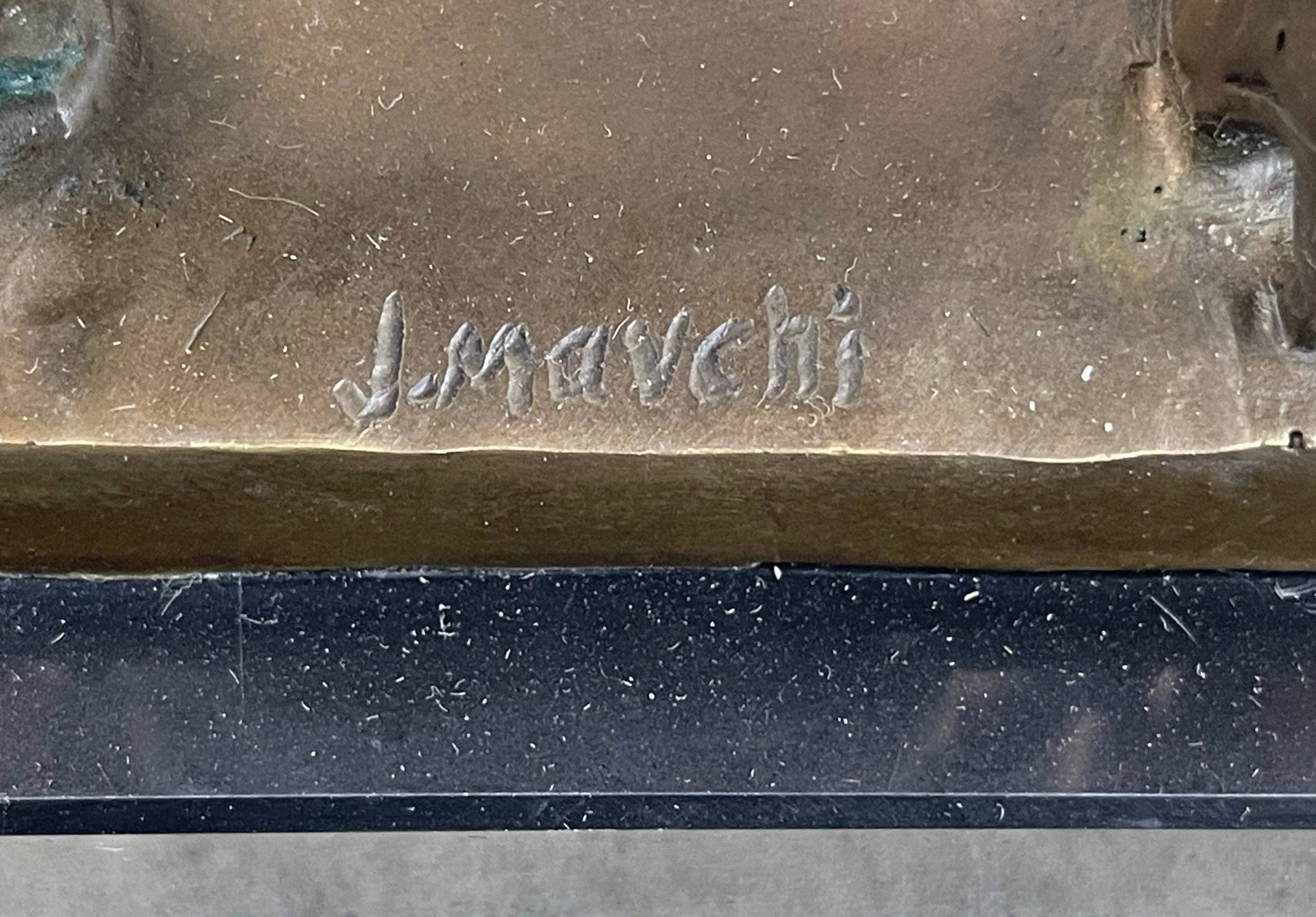 Bronzhaus – Escultura por atacado – Estátua Erotic Bondage Bronze Escultura Menina com Corrente Gargantilha Mavchi Original 13,5 “x 5"9