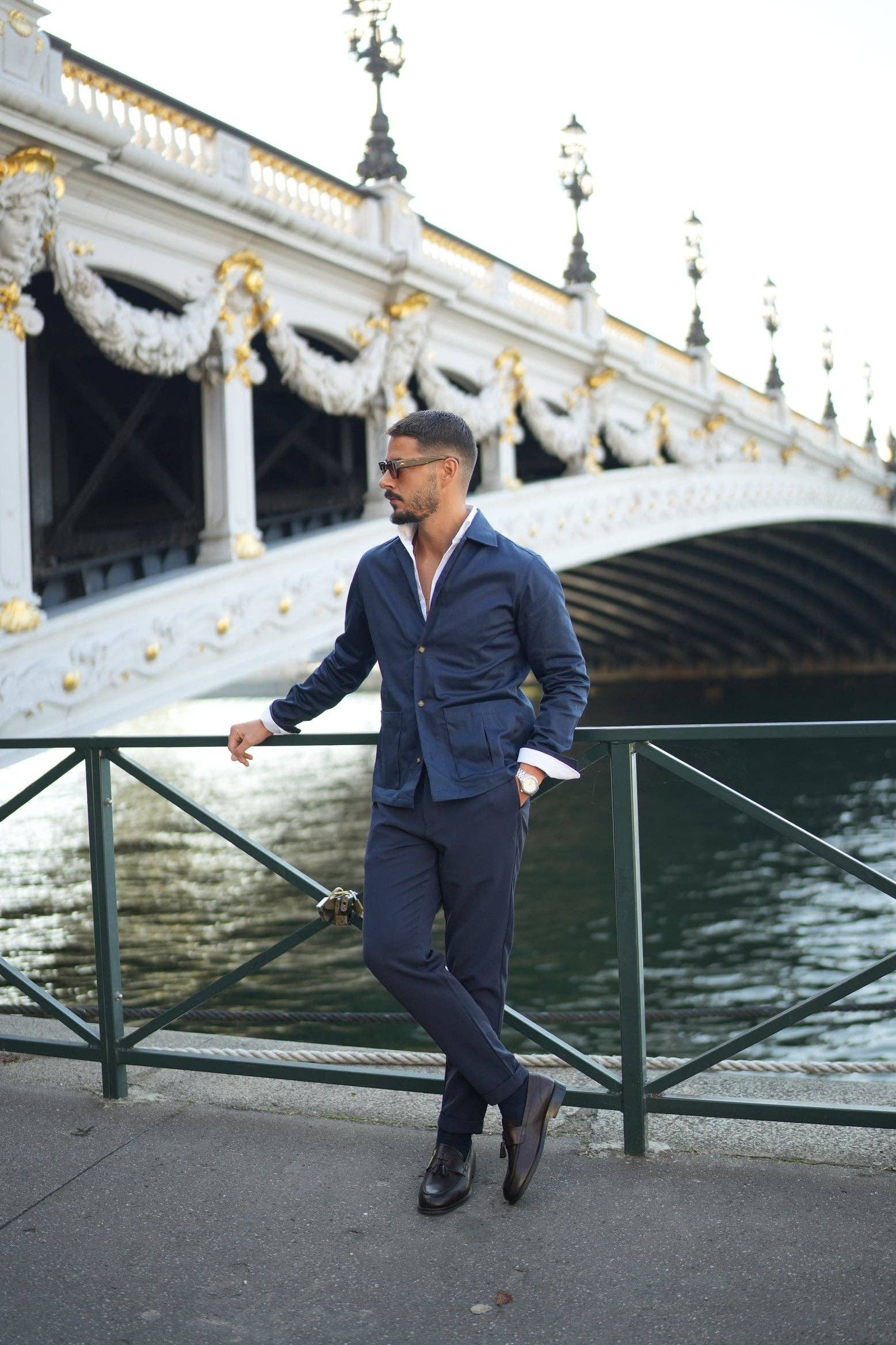 DONATO - Wholesale Button Down Shirt - Men's - OVER SHIRT3