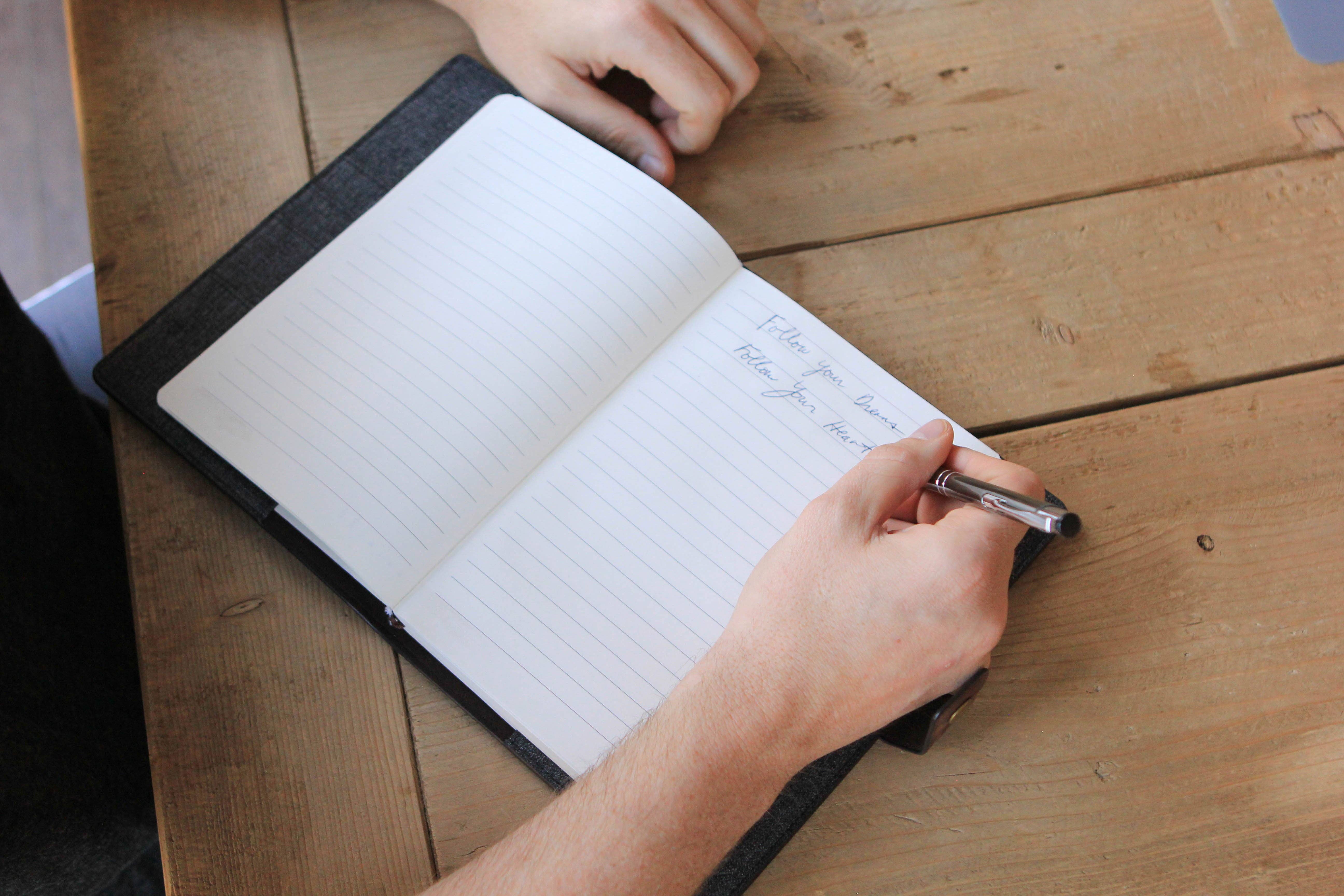 Case Elegance – Engroshandel Dagbog – Bucksaw Genopfyldelig Brun Læder Journal3