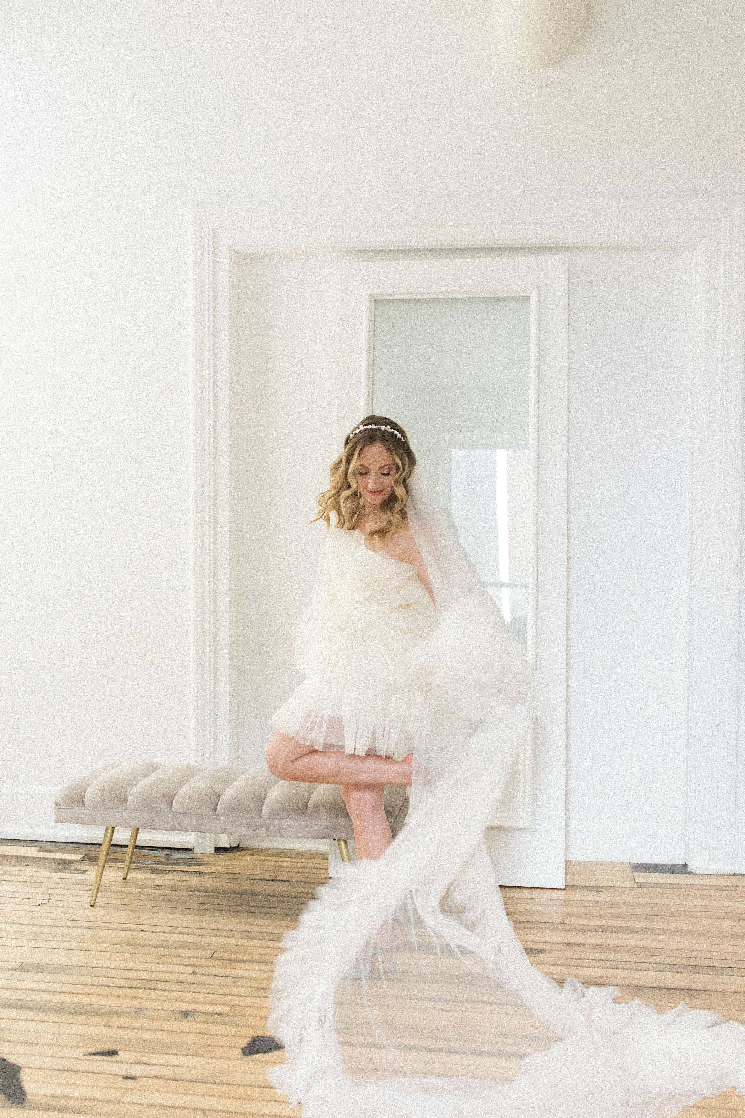 Jaxie Bridal Accessories – Großhandel Schleier – Damen – Jaxie Bridal Accessories Rüschenschleier in Kathedral-Länge2