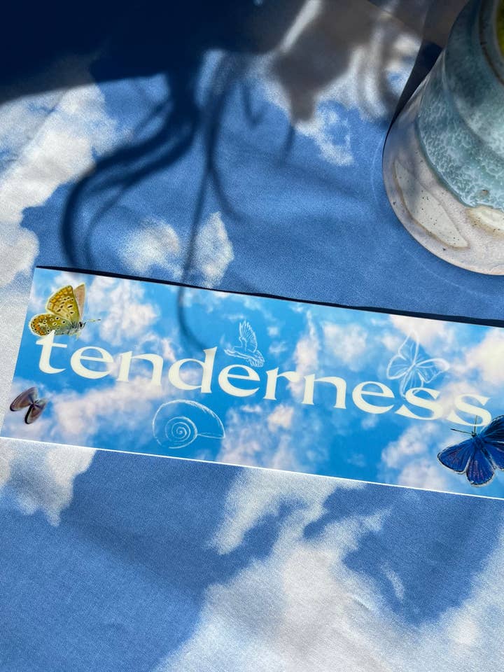 Tenderness Bumper Sticker for wholesale by here now wow