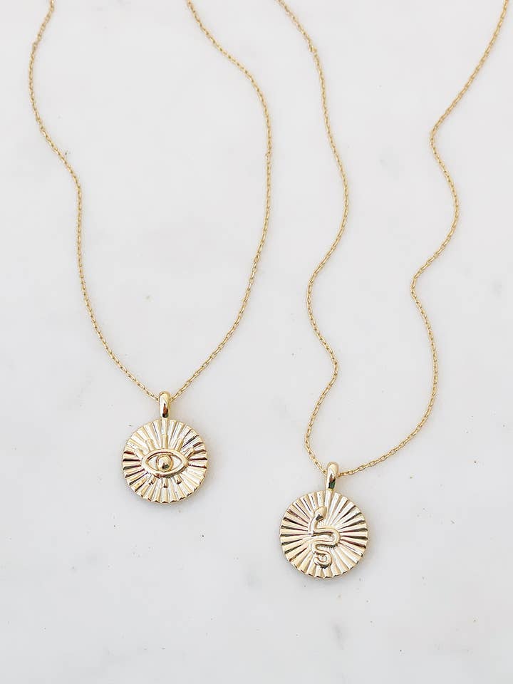 Collier Icone Coin pour la vente par The Lucky Collective
