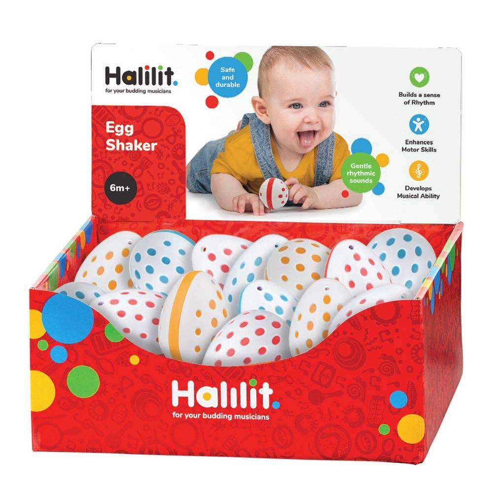 HALILIT – wholesale Musical toy – Kids & baby – Halilit Egg Shakers - Dots (Colours Vary)9