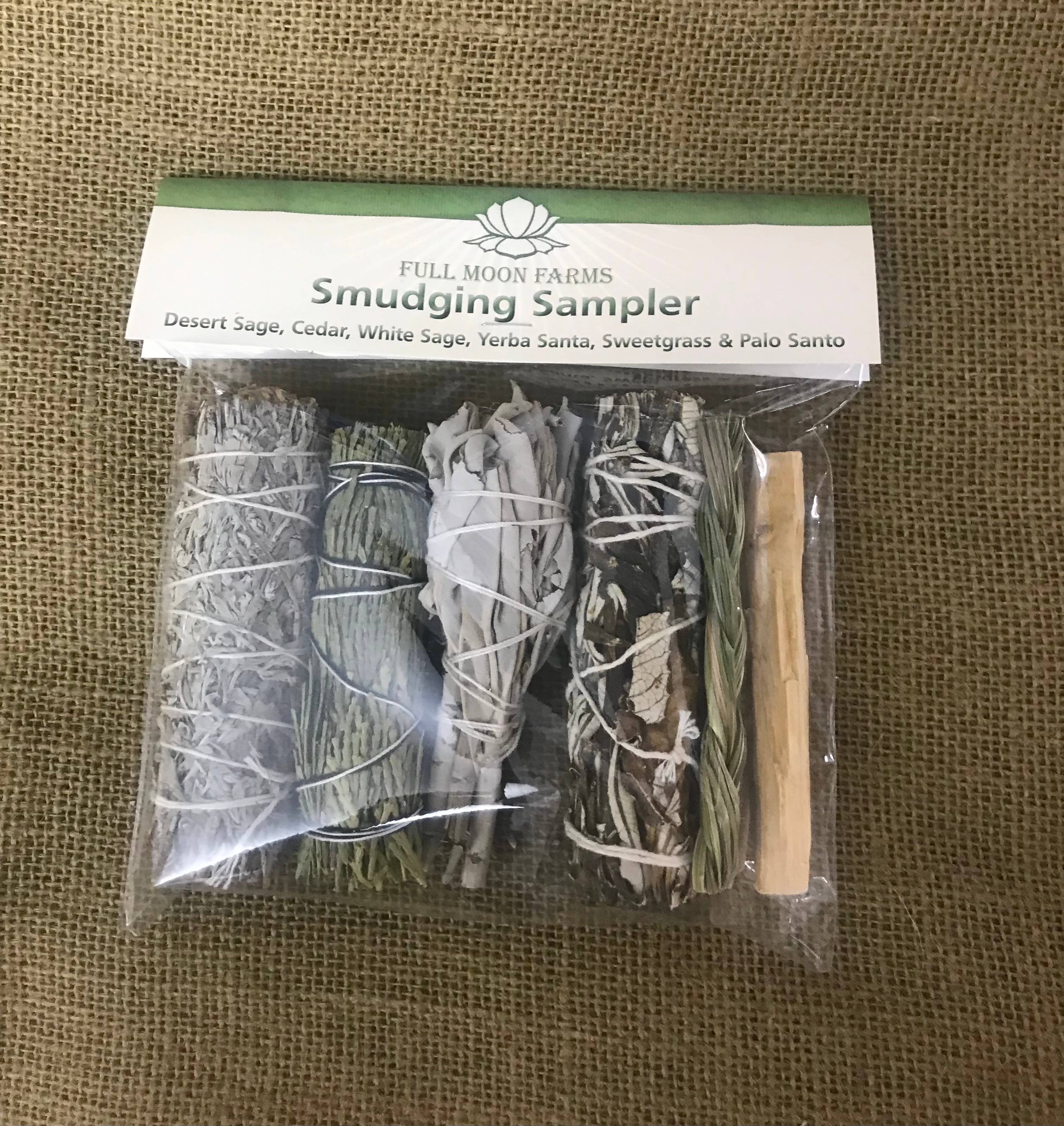 Full Moon Farms, LLC - Wholesale Sage Bundle - Smudging Sampler