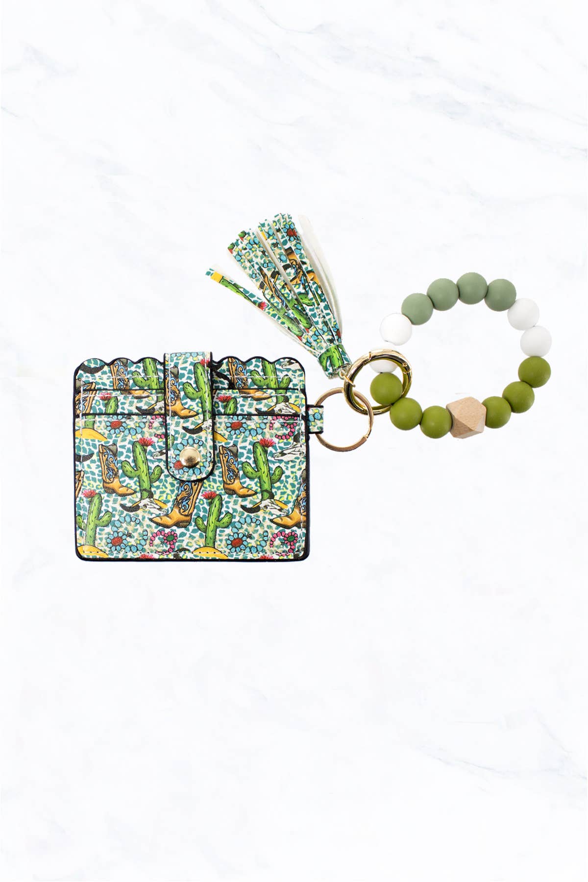 Suzie Q USA - Vente Bracelets porte-clés - Bracelet en perles de silicone avec porte-cartes et porte-clés7