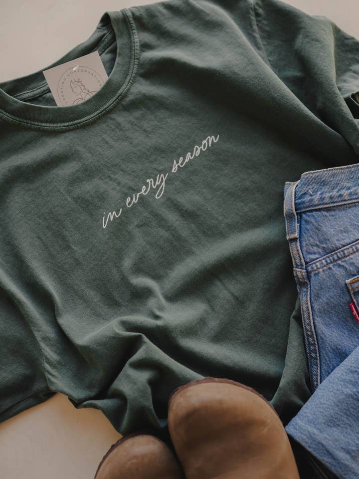 Dear Heart - Wholesale Screen Printed T-Shirt - Women's - In Every Season Tee | Women's Christian Tee 5