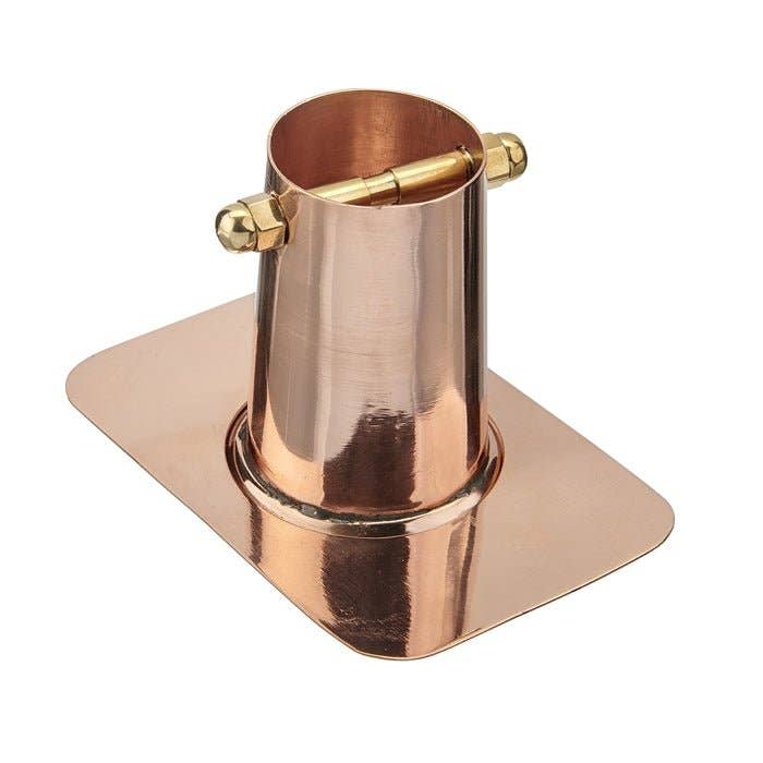 Good Directions - Wholesale Outdoor Ornament/Decor - Rain Chain Copper Funnel Adaptor4