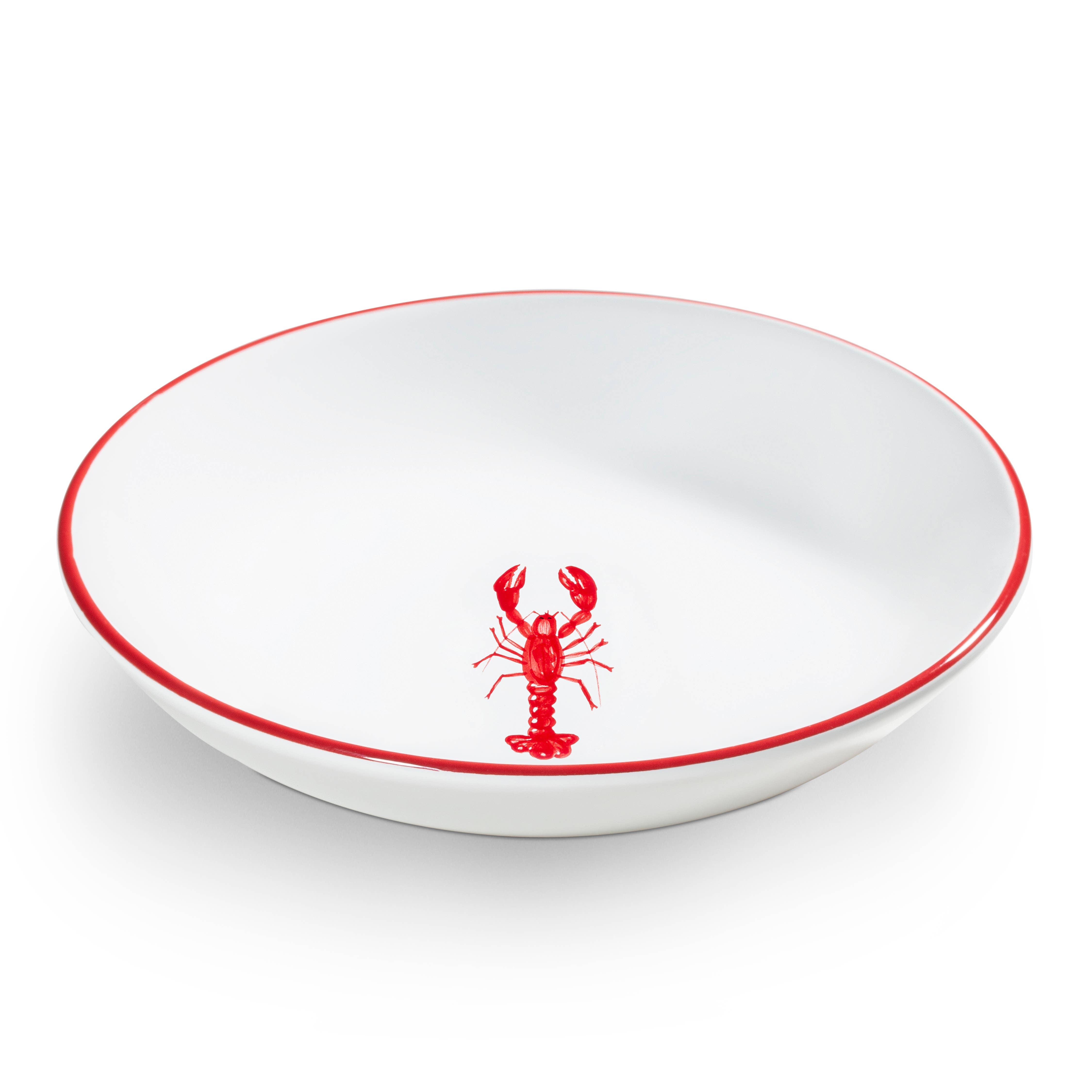 Gmundner Keramik Handels GmbH - Wholesale Dinner Plate - Westwing Edition, summer, soup plate cup (diameter 20 cm) lobster0