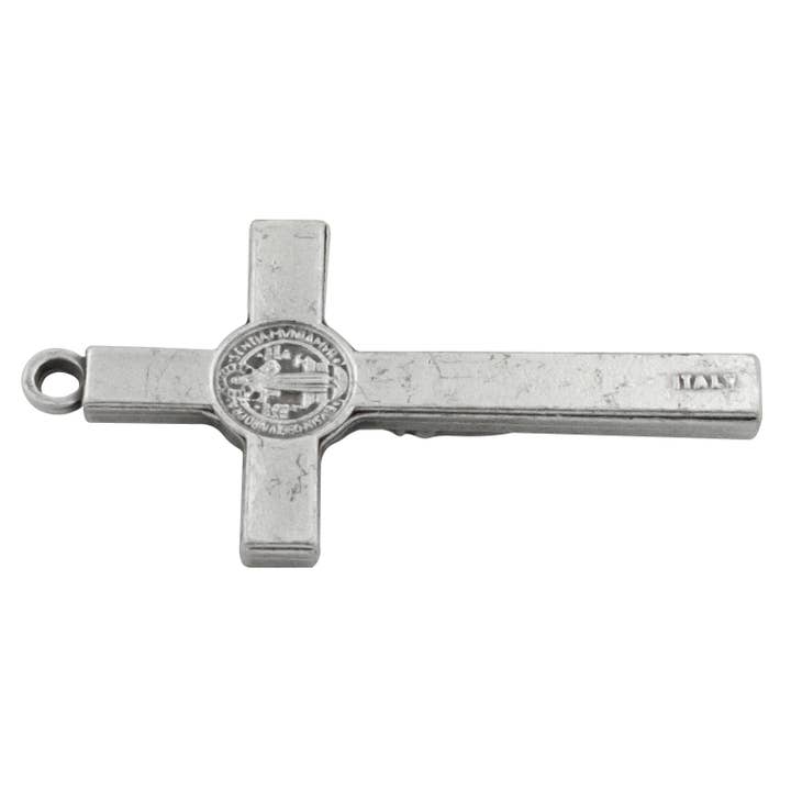 Village Gift Importers - Wholesale Individual charm/pendant - 10-Pack of St. Benedict Crucifix Pendants, 1.5" Long2