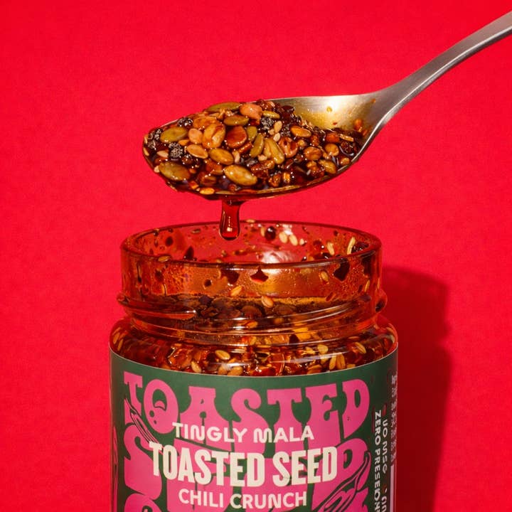 Hotpot Queen - Wholesale Hot Sauce - Toasted Seed Chili Crunch -Extra Crunchy & Umami 10.58 OZ1