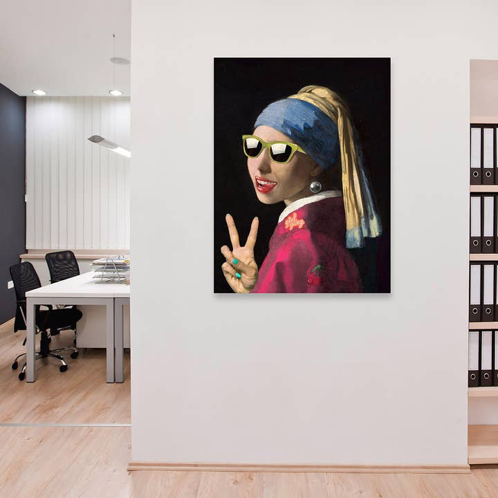 Selected Artworks Italia - Wholesale Art Print - Pop art painting, on canvas: Spencer, Leisure Time, The Girl2