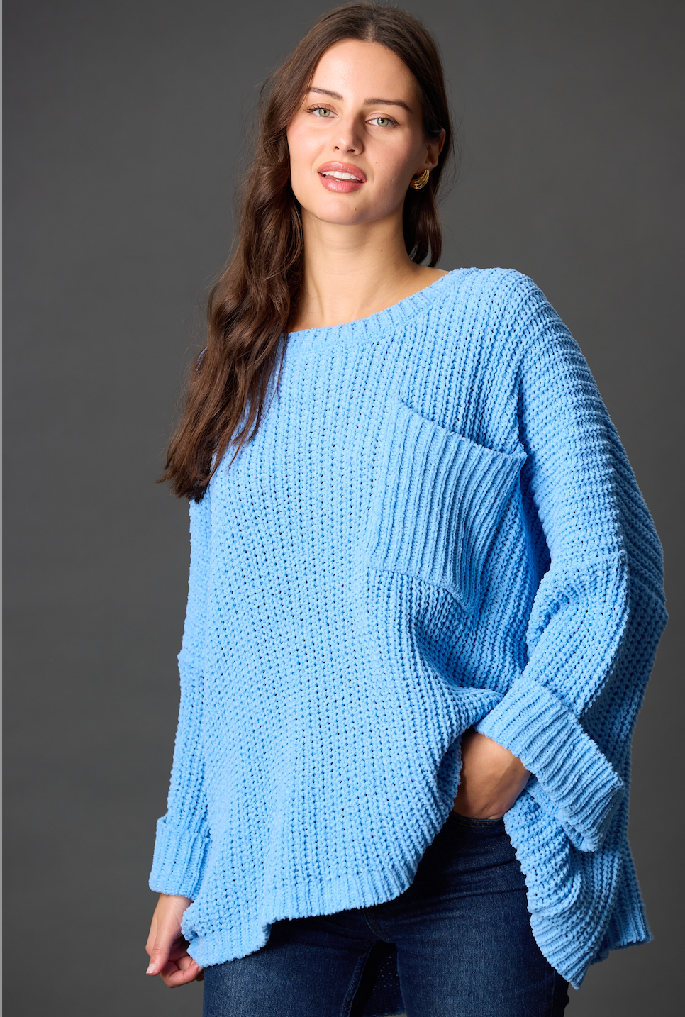 Before You Collection - Vente Pull tunique – femme - Pull oversize en chenille14