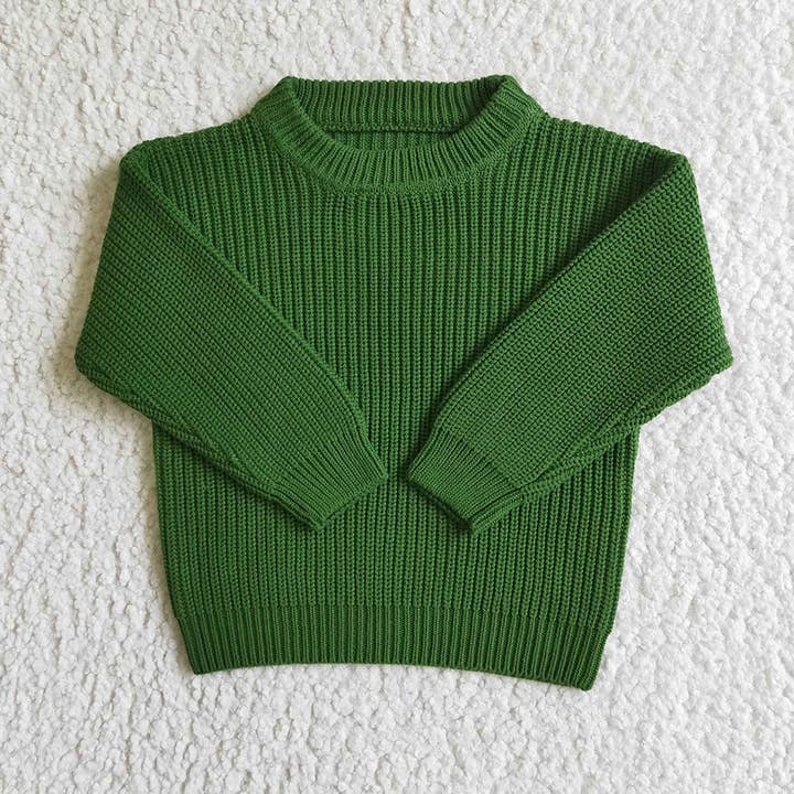 Aier Wholesale - Wholesale Knit Sweater - Kids - Baby Kids Girls Spring Fall Woolen pullover Sweaters