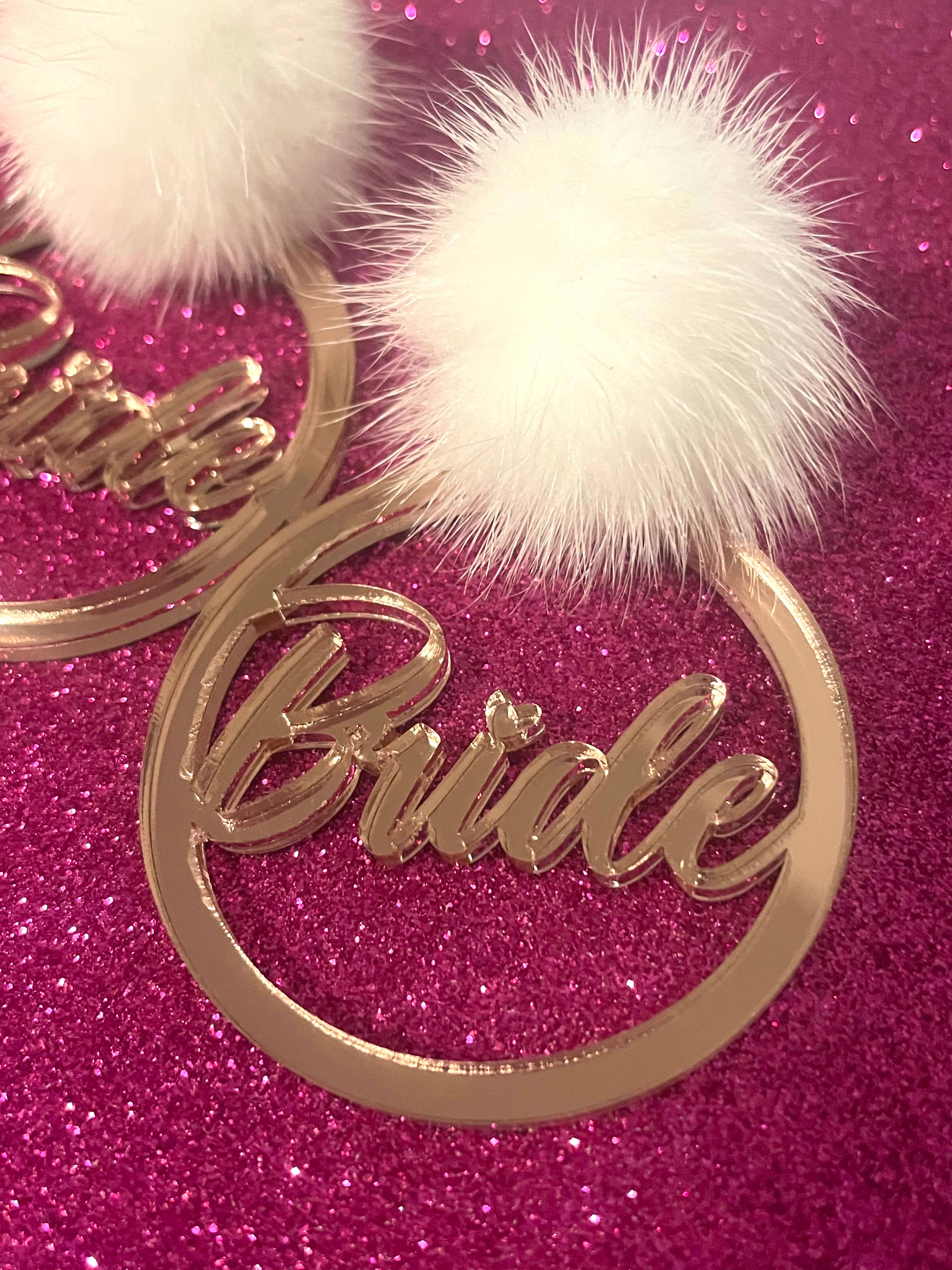 Louie Love - Wholesale Dangle Earrings - Bride Bridal Acrylic Earrings0