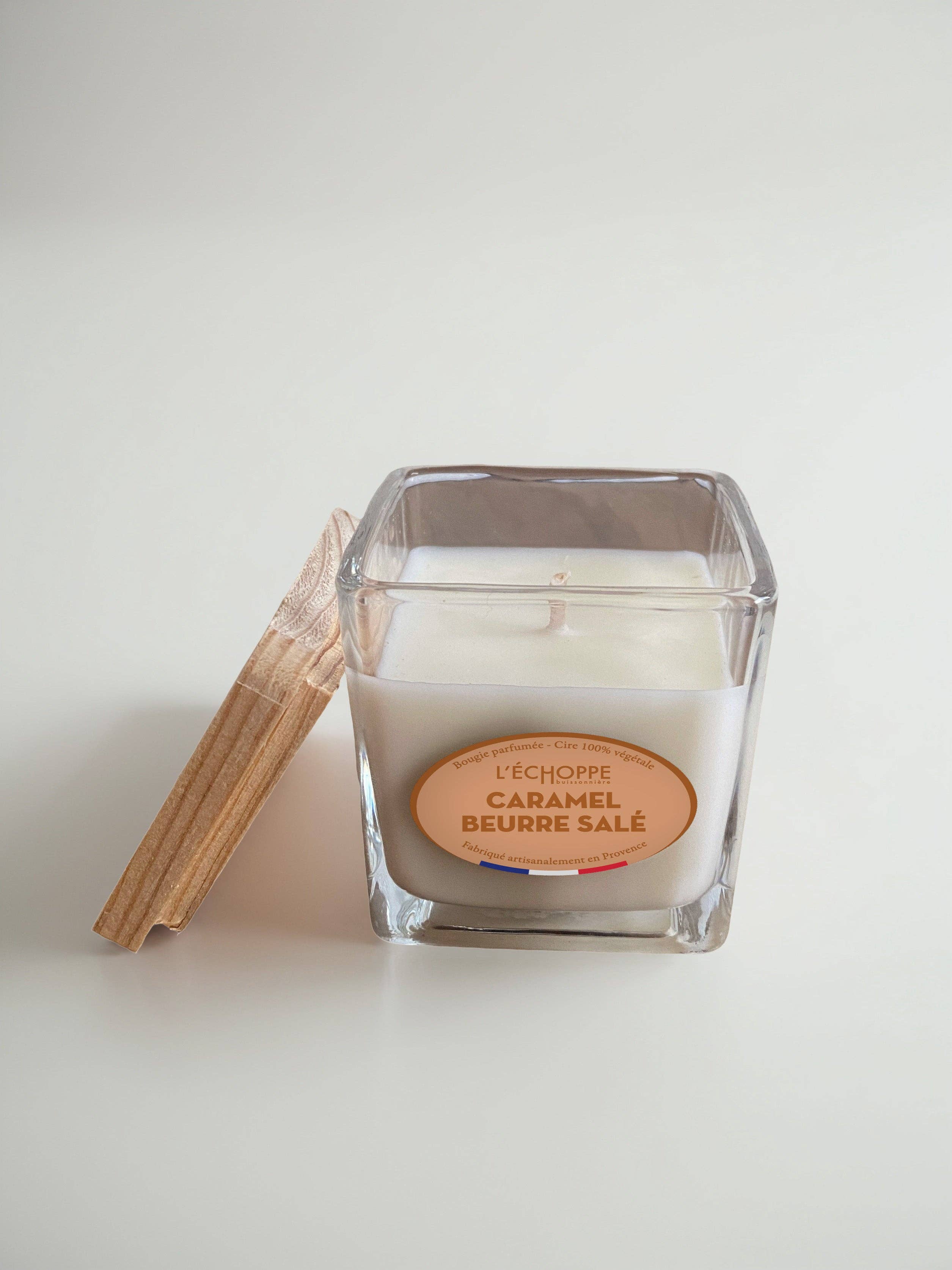 L'Échoppe Buissonnière - Wholesale Jar/Filled Candle - Salted Caramel - Scented Candle 85g